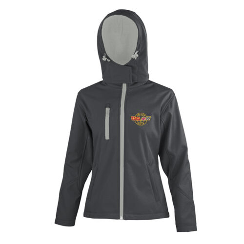 Ladies Hooded Soft Shell Jacket Thumbnail